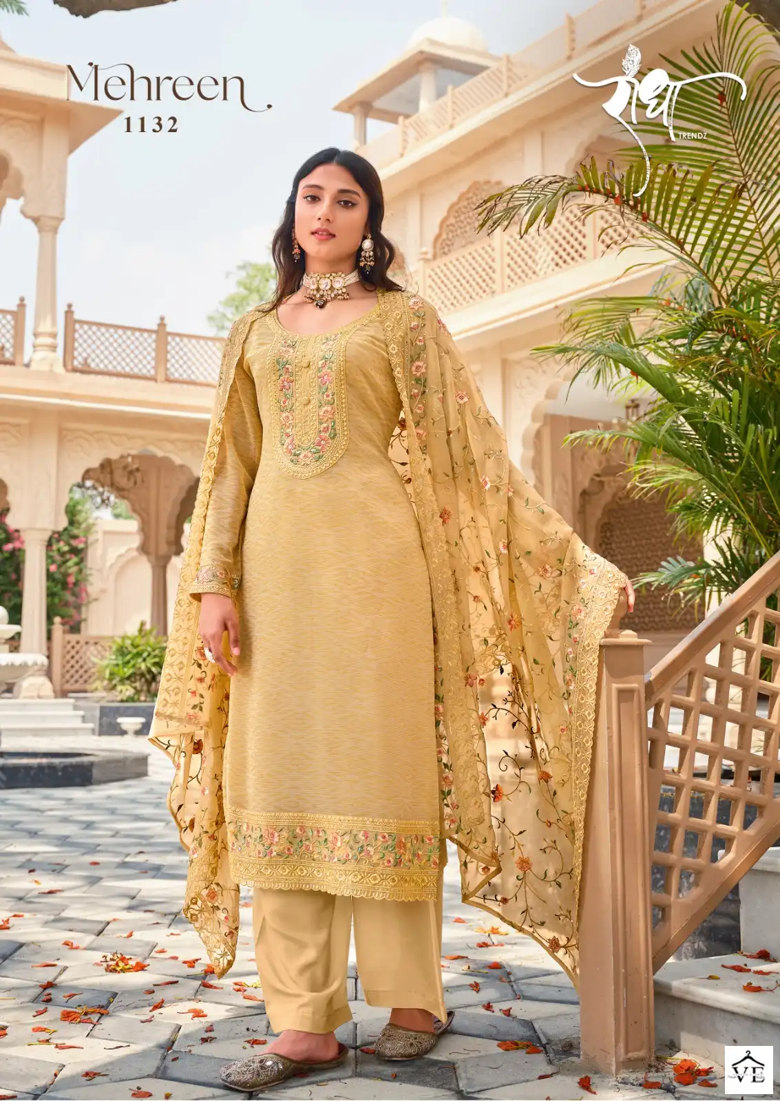 Radha Trendz Mehreen Real Georgette Wholesale Designer Salwar Suit Catalog — Wholesale Salwar Suits, MPA wholesale from Surat - Gallery Image 3