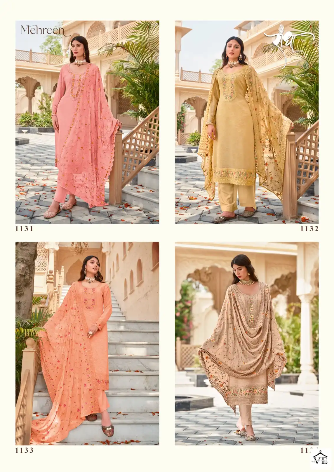 Radha Trendz Mehreen Real Georgette Wholesale Designer Salwar Suit Catalog — Wholesale Salwar Suits, MPA wholesale from Surat — view 5