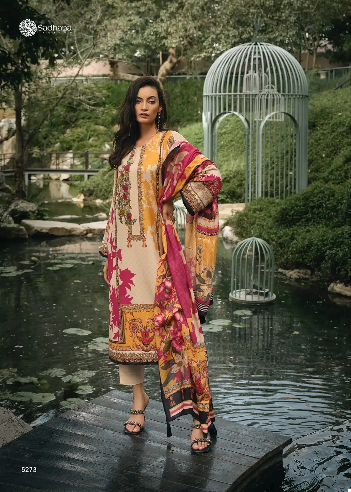Sadhana Fashion Mehtaab Vol 8 Viscose Pashmina Wholesale Designer Winter Wear Salwar Suit Catalog — Wholesale Salwar Suits, MPA wholesale from Surat - Gallery Image 10