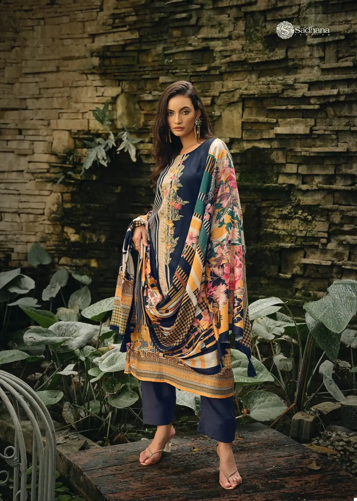 Sadhana Fashion Mehtaab Vol 8 Viscose Pashmina Wholesale Designer Winter Wear Salwar Suit Catalog — Wholesale Salwar Suits, MPA wholesale from Surat - Gallery Image 5