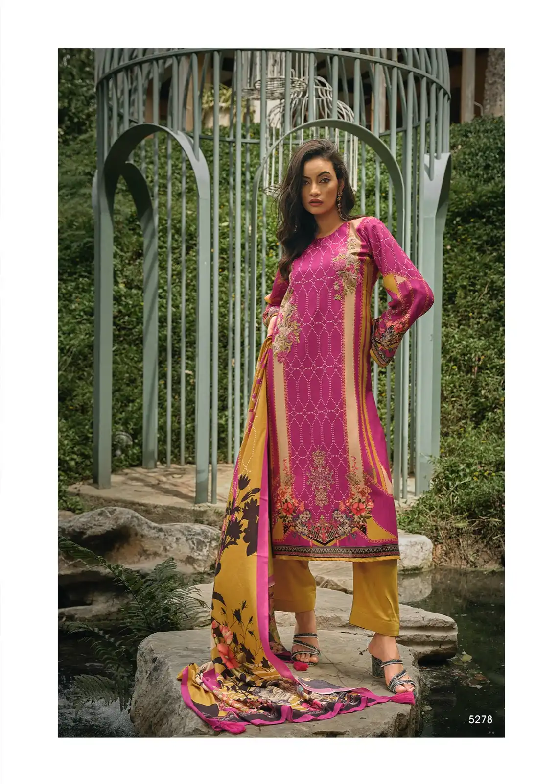 Sadhana Fashion Mehtaab Vol 8 Viscose Pashmina Wholesale Designer Winter Wear Salwar Suit Catalog — Wholesale Salwar Suits, MPA wholesale from Surat - Gallery Image 6