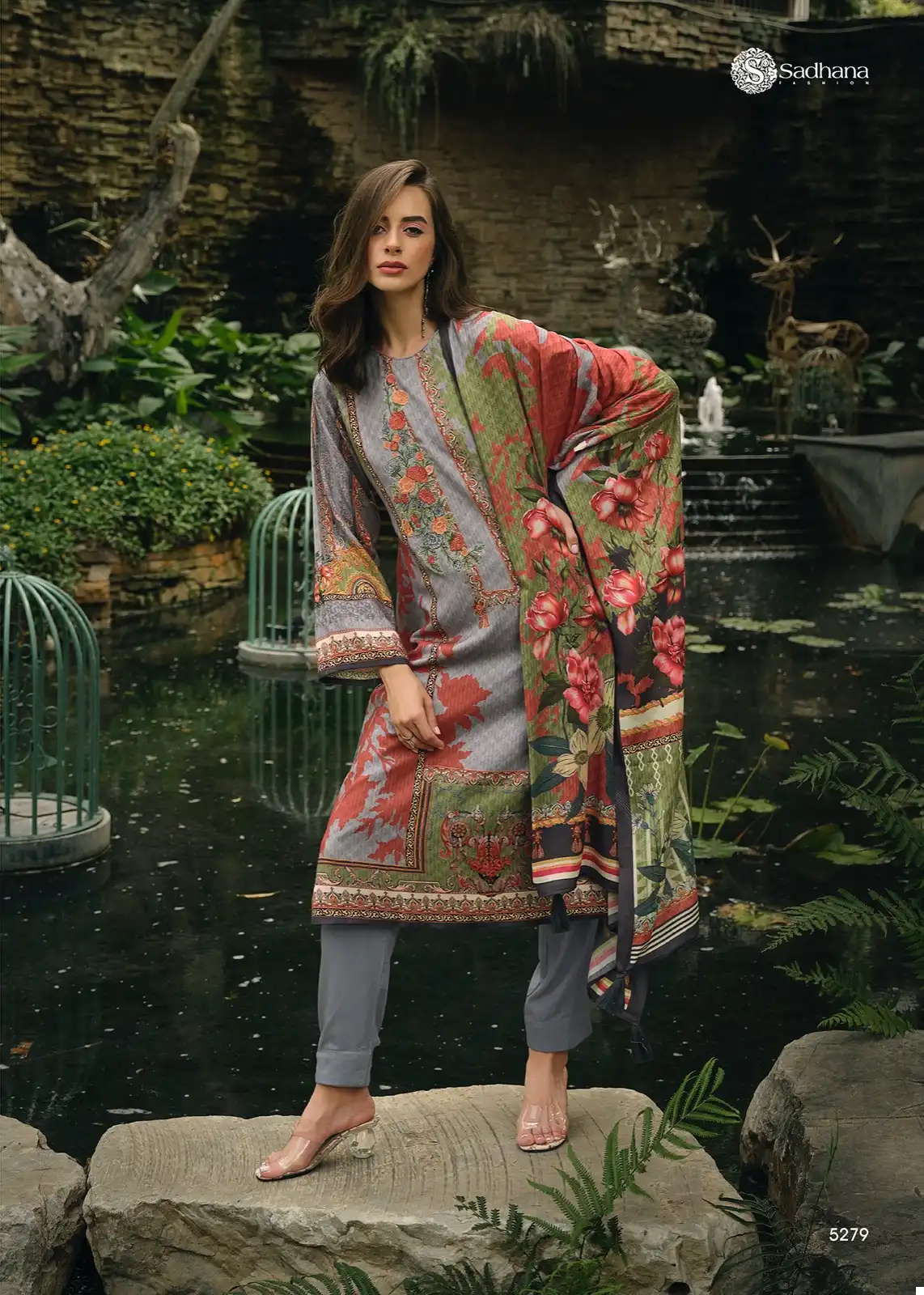 Sadhana Fashion Mehtaab Vol 8 Viscose Pashmina Wholesale Designer Winter Wear Salwar Suit Catalog — Wholesale Salwar Suits, MPA wholesale from Surat - Gallery Image 7