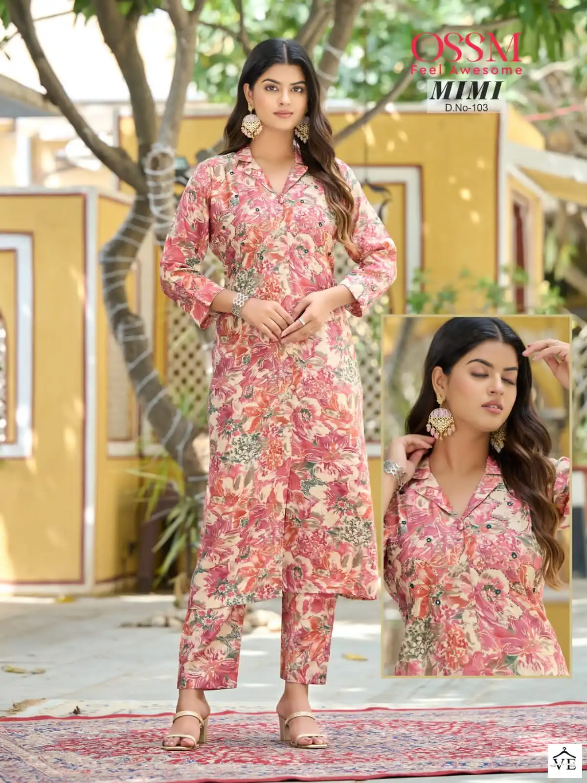Ossm Mimi Premium Modal Chanderi Print Wholesale Designer Kurti With Pant Catalog — Wholesale Kurtis, MPA wholesale from Surat - Gallery Image 3