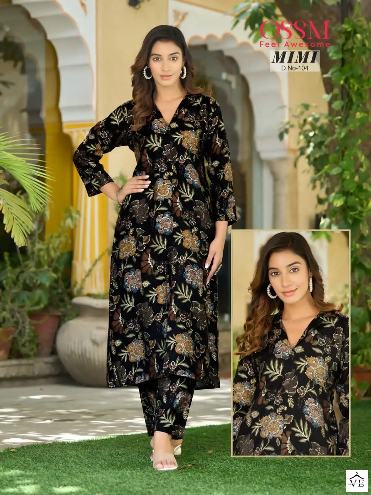Ossm Mimi Premium Modal Chanderi Print Wholesale Designer Kurti With Pant Catalog — Wholesale Kurtis, MPA wholesale from Surat - Gallery Image 4