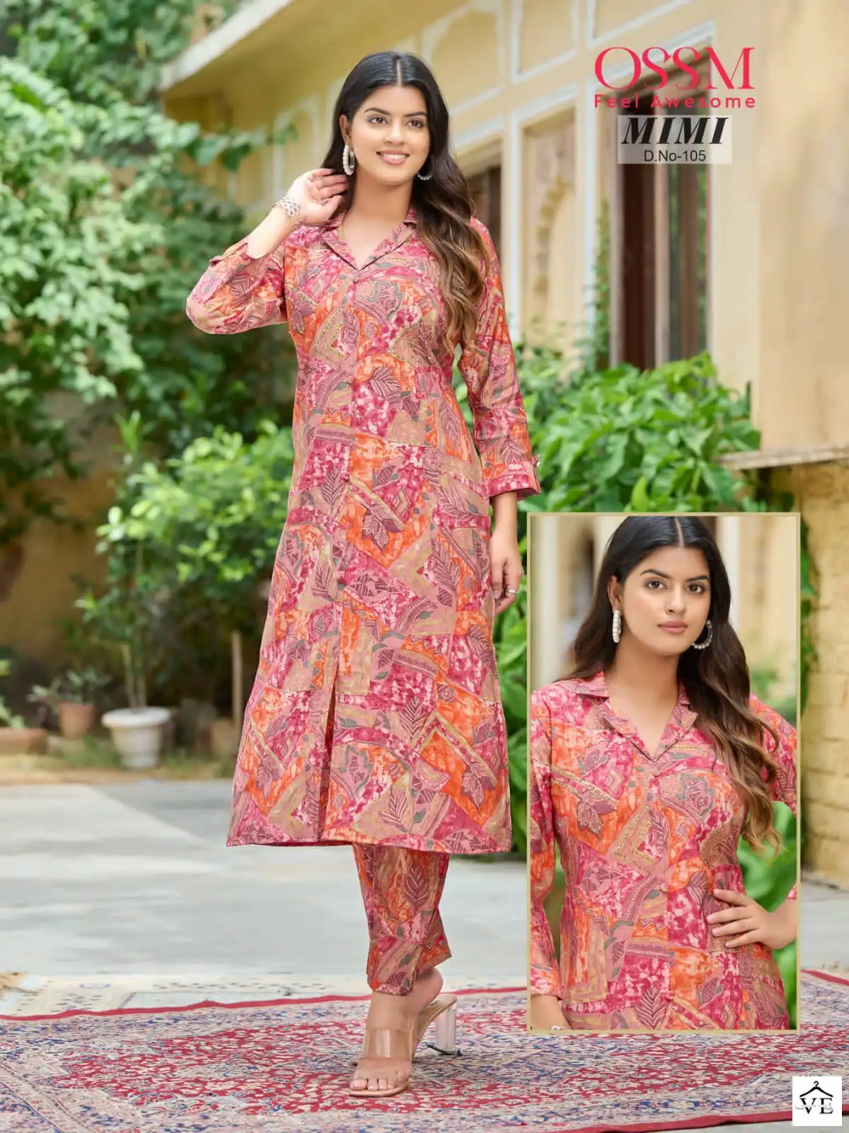 Ossm Mimi Premium Modal Chanderi Print Wholesale Designer Kurti With Pant Catalog — Wholesale Kurtis, MPA wholesale from Surat - Gallery Image 5