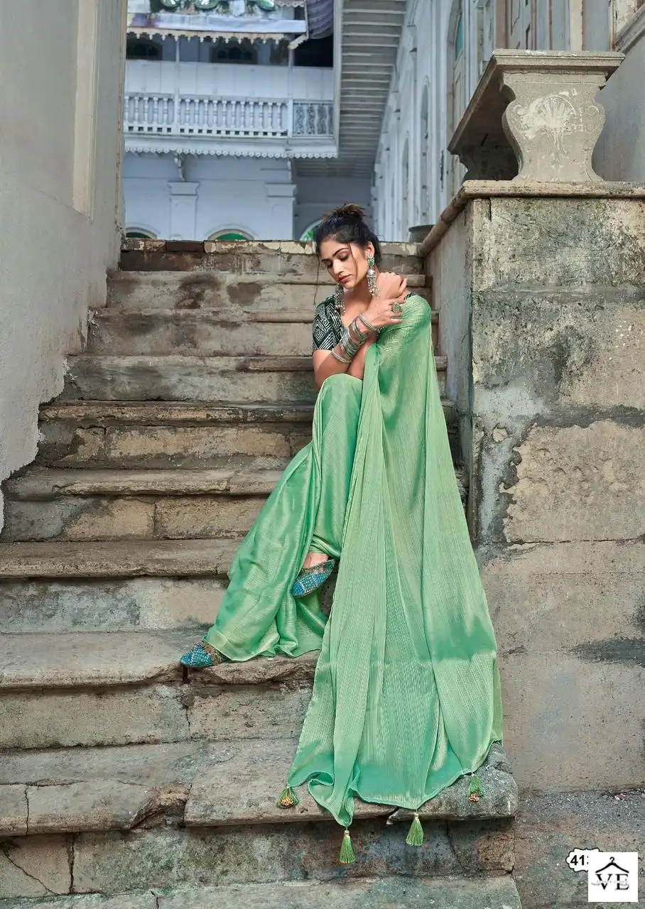 Kashvi Creation Mirai 10 Soft Silk Wholesale Fancy Sarees Catalog — Wholesale Sarees, Kashvi Creation wholesale from Surat - Gallery Image 6