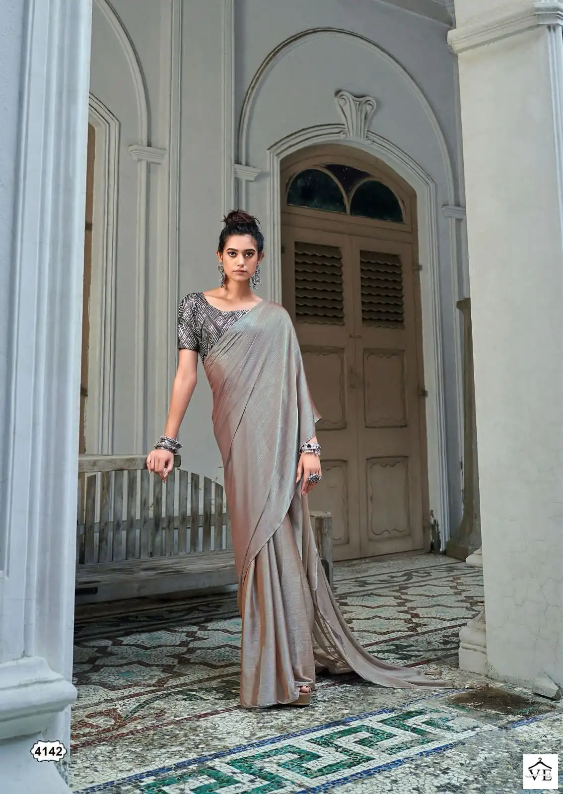 Kashvi Creation Mirai 10 Soft Silk Wholesale Fancy Sarees Catalog — Wholesale Sarees, Kashvi Creation wholesale from Surat - Gallery Image 8