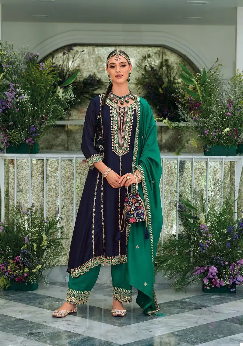 Zaveri Mirha Mirha Wholesale Readymade Suits Catalog - 4 Pcs Set — Wholesale Salwar Suits, MPA wholesale from Surat - Gallery Image 3