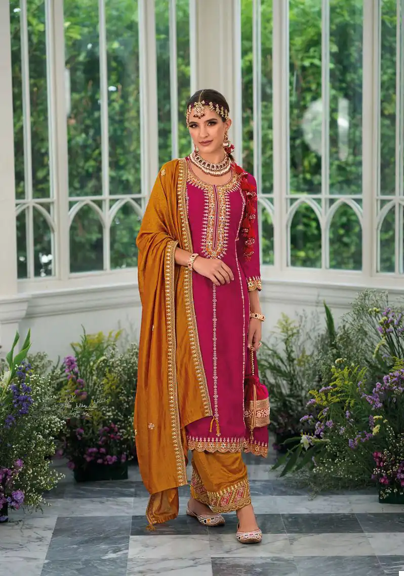 Zaveri Mirha Mirha Wholesale Readymade Suits Catalog - 4 Pcs Set — Wholesale Salwar Suits, MPA wholesale from Surat - Gallery Image 4