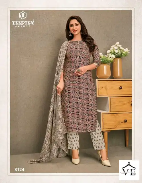Deeptex Miss India Vol 81 Cotton Wholesale Salwar Suit Catalog - Image 4