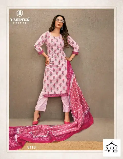 Deeptex Miss India Vol 81 Cotton Wholesale Salwar Suit Catalog - Image 8
