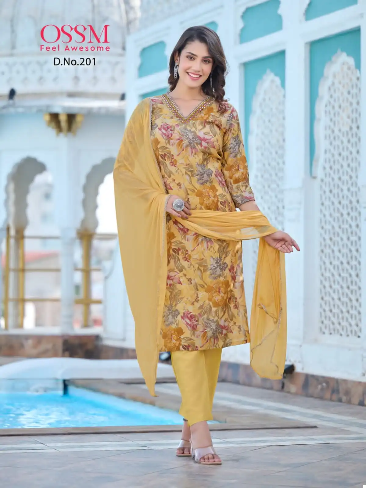 Ossm Muskan Vol 02 Premium Chanderi Modal Wholesale Designer Readymade Salwar Suit Catalog — Wholesale Salwar Suits, MPA wholesale from Surat - Gallery Image 3