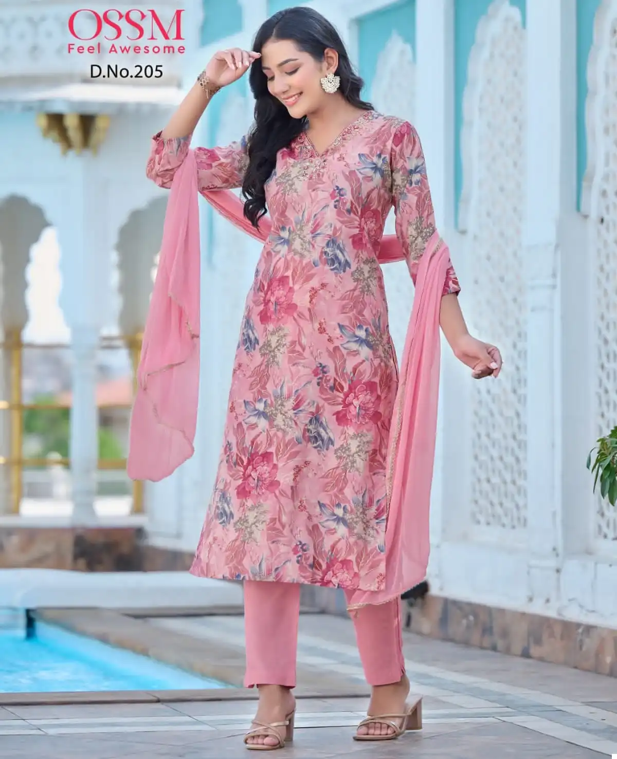 Ossm Muskan Vol 02 Premium Chanderi Modal Wholesale Designer Readymade Salwar Suit Catalog — Wholesale Salwar Suits, MPA wholesale from Surat — view 1