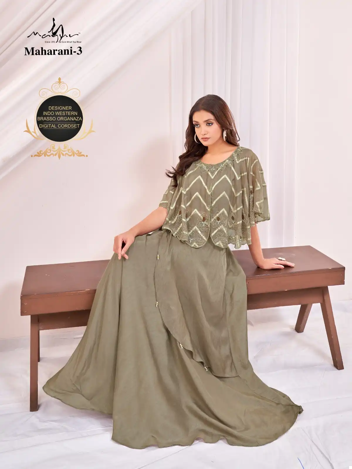 Mayur Maharani Chinon Braso Wholesale Readymade Lehenga Choli Catalog — Wholesale Lehenga, Mayur Dress wholesale from Surat - Gallery Image 2