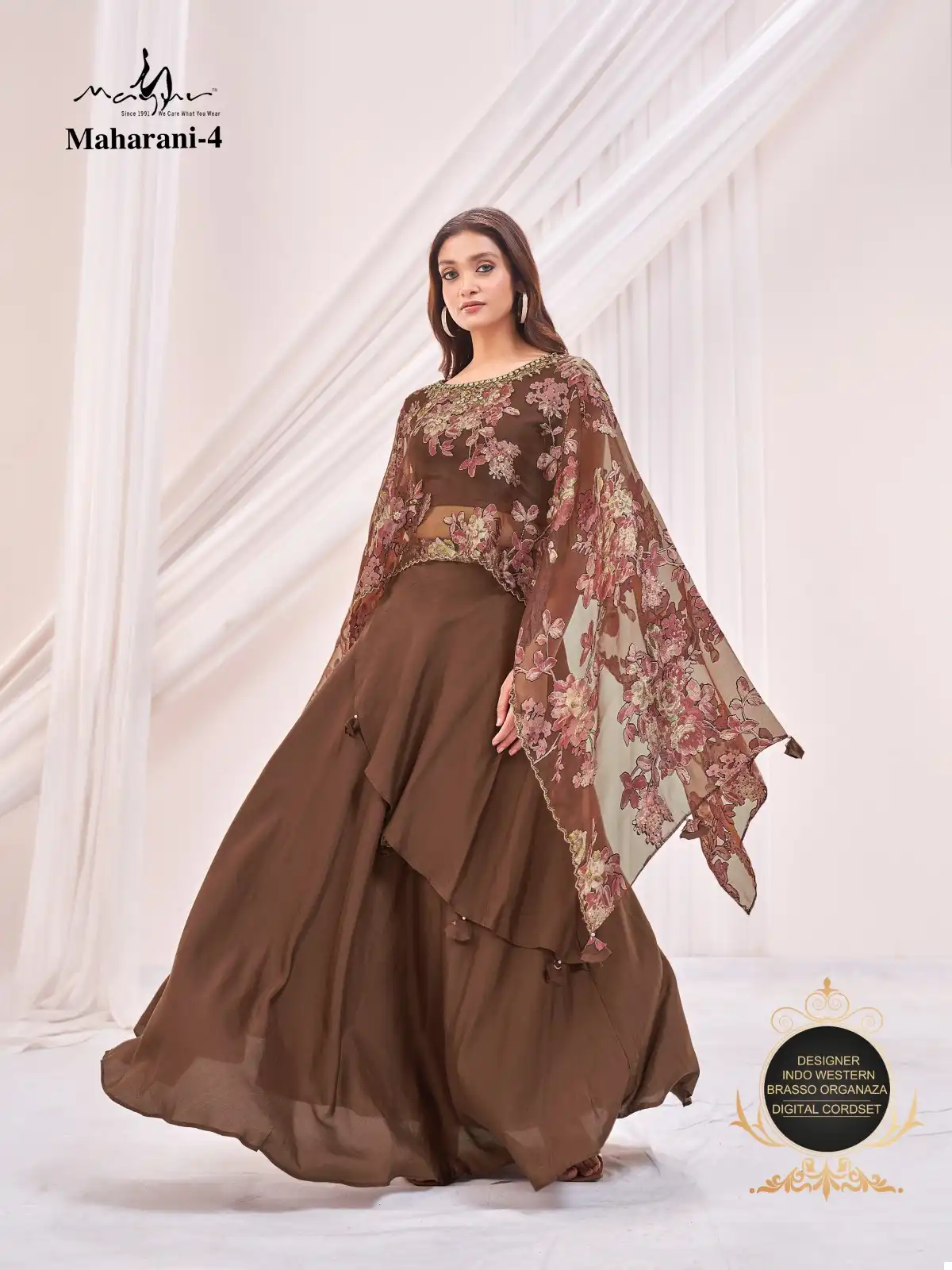 Mayur Maharani Chinon Braso Wholesale Readymade Lehenga Choli Catalog — Wholesale Lehenga, Mayur Dress wholesale from Surat - Gallery Image 3
