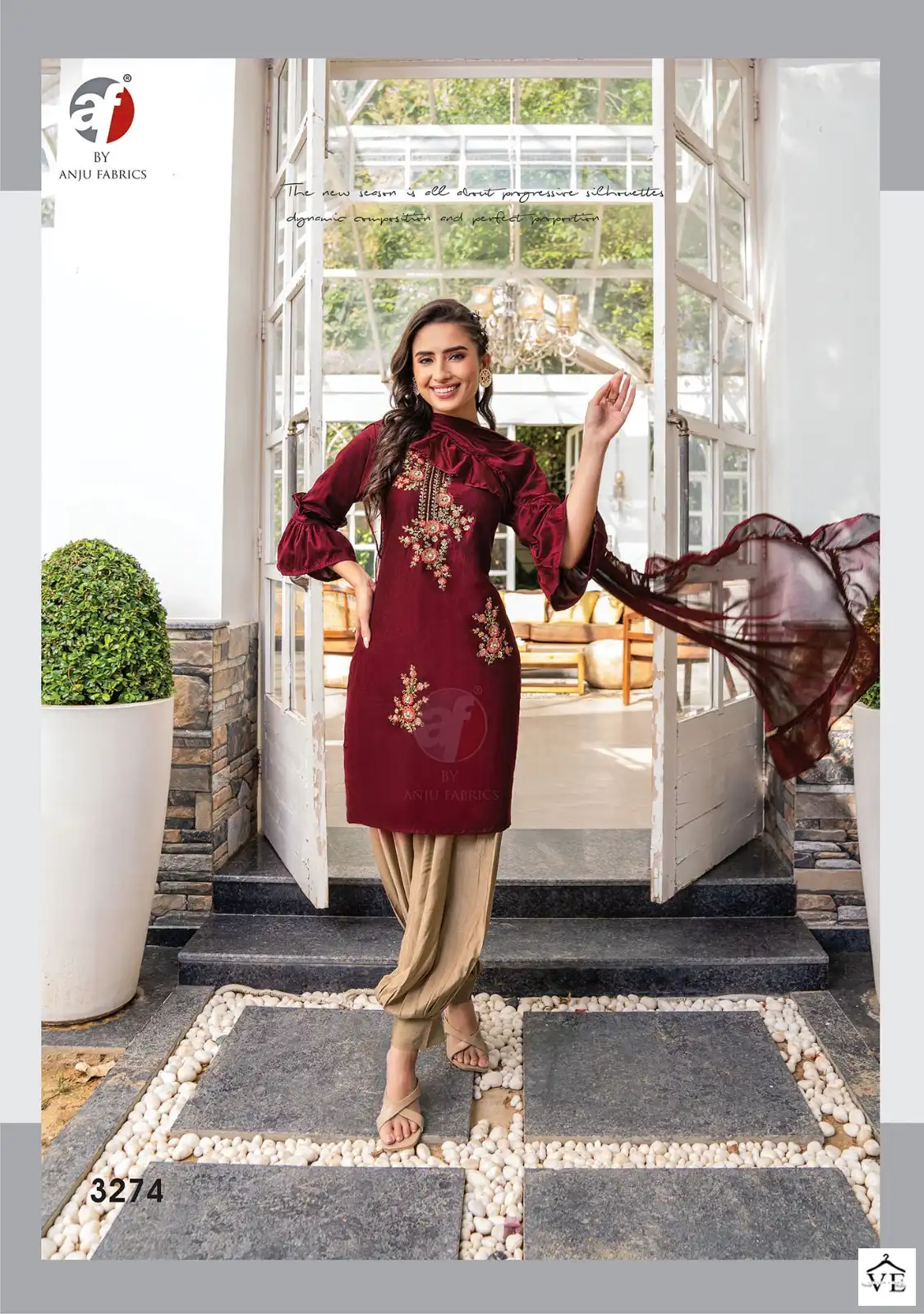 Anju Fabrics Mannat Bamber Silk Wholesale Readymade Suits Catalog — Wholesale Salwar Suits, MPA wholesale from Surat - Gallery Image 4