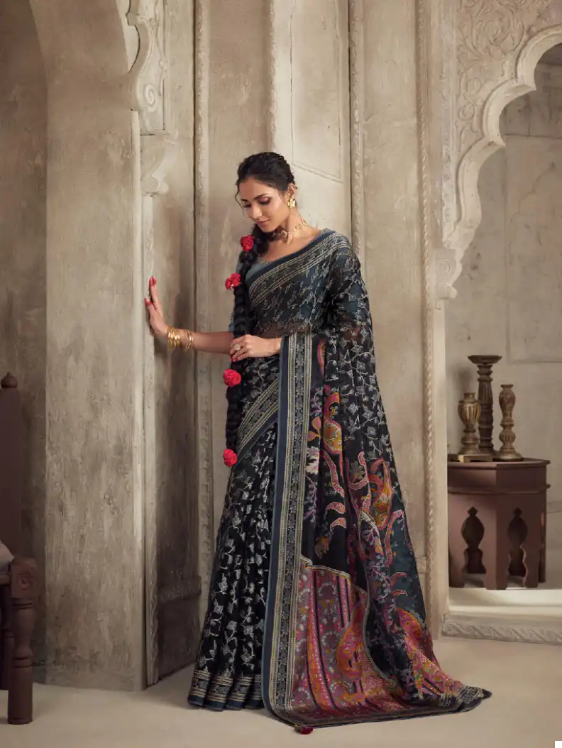 Kimora Meera Premium Vol 13 Soft Brasso Organza Wholesale Fancy Saree Catalog — Wholesale Sarees, Kimora wholesale from Surat - Gallery Image 2