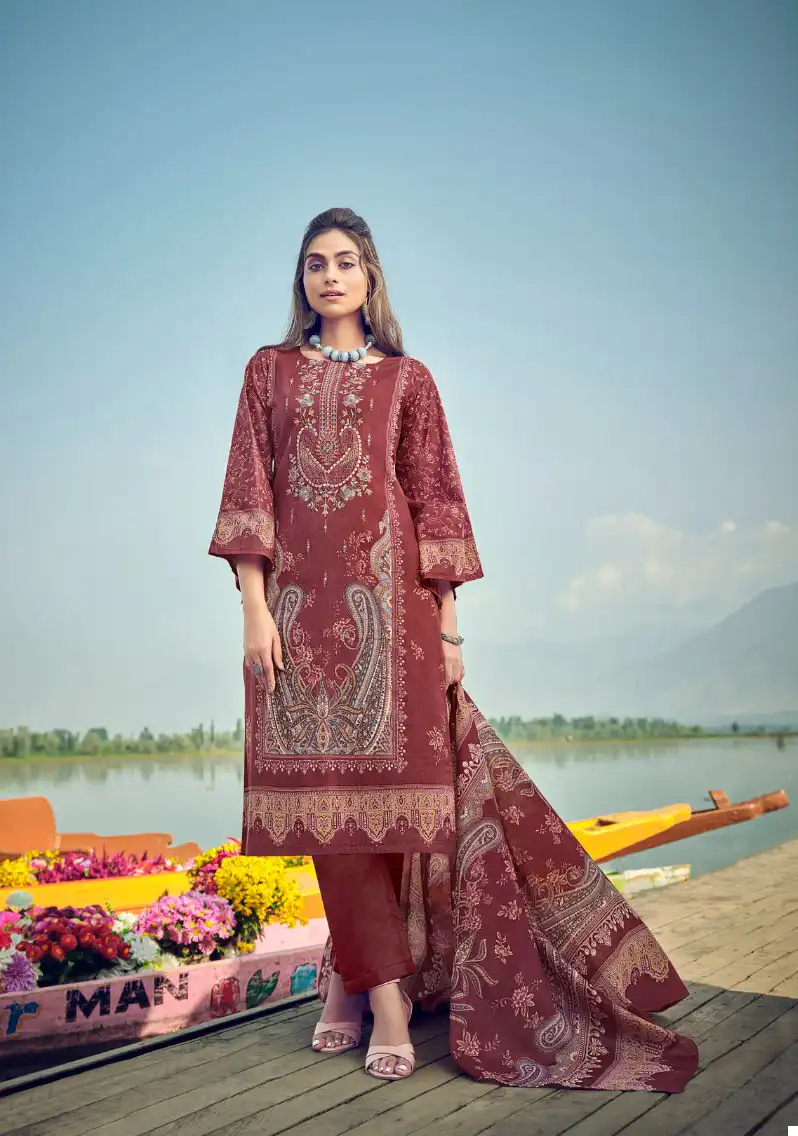 Belliza Naira Vol 18 Cotton Wholesale Salwar Suit Catalog — Wholesale Salwar Suits, Belliza Designer wholesale from Surat - Gallery Image 2