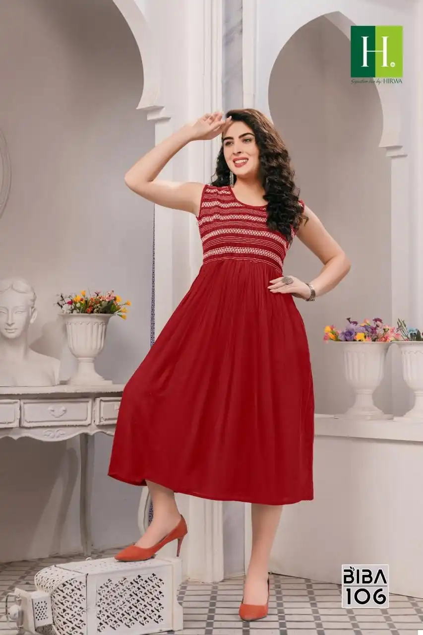 Hirwa Naira Vol 5 Self-Woven Fancy Viscose Rayon Wholesale Naira Cut Kurti Catalog - 7 Pcs Set — Wholesale Kurtis, MPA wholesale from Surat - Gallery Image 5