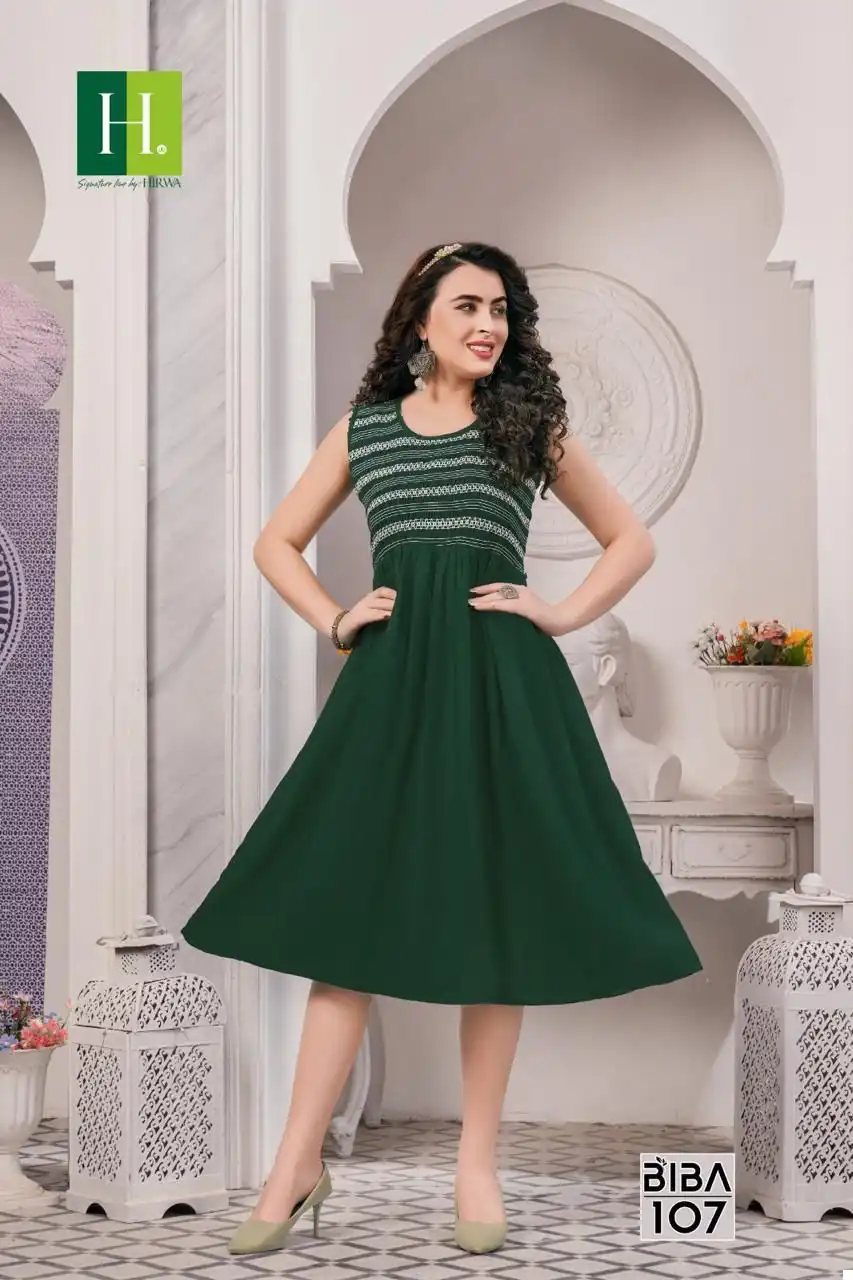 Hirwa Naira Vol 5 Self-Woven Fancy Viscose Rayon Wholesale Naira Cut Kurti Catalog - 7 Pcs Set — Wholesale Kurtis, MPA wholesale from Surat - Gallery Image 8