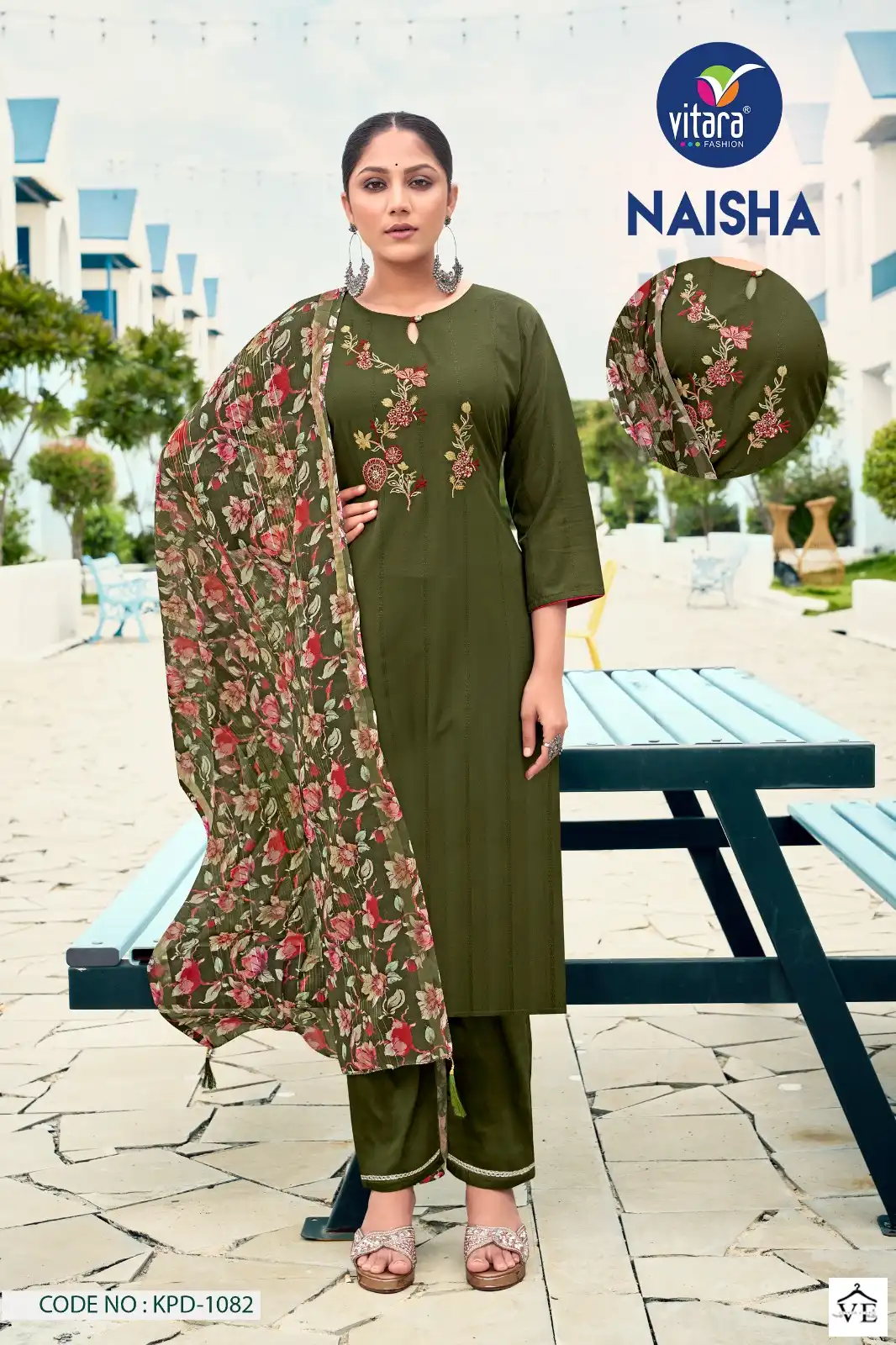 Vitara Naisha Heavy Viscose Weaving Wholesale Readymade Salwar Suit Catalog — Wholesale Salwar Suits, MPA wholesale from Surat - Gallery Image 2