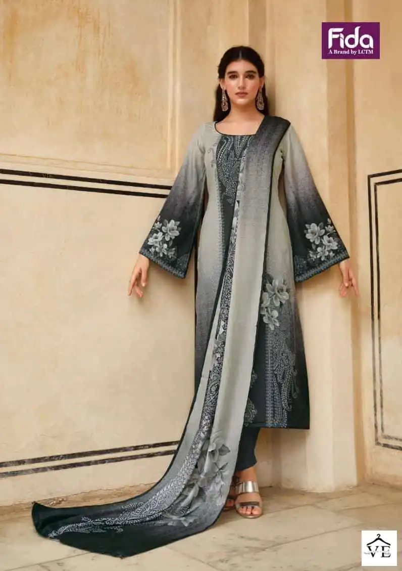 Fida Nalika Kashmiri Wool Pashmina Wholesale Winter Wear Salwar Suit Catalog — Wholesale Salwar Suits, MPA wholesale from Surat - Gallery Image 2