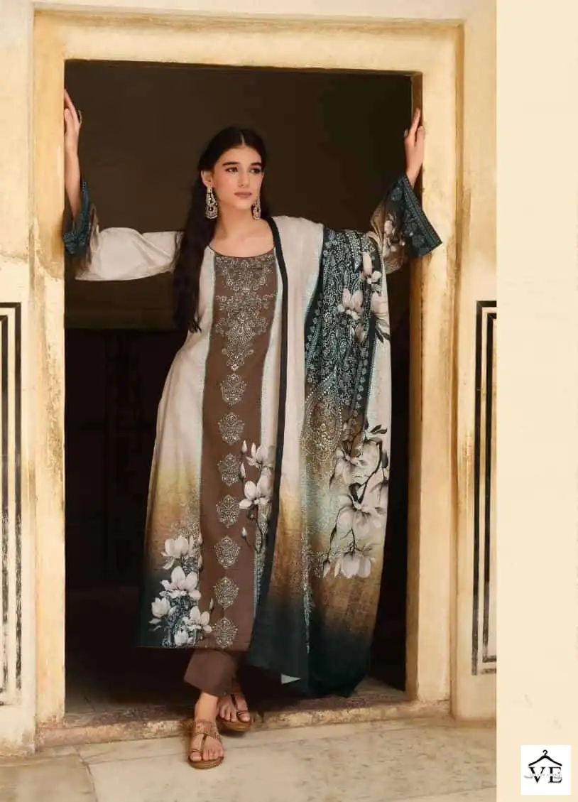 Fida Nalika Kashmiri Wool Pashmina Wholesale Winter Wear Salwar Suit Catalog — Wholesale Salwar Suits, MPA wholesale from Surat - Gallery Image 3