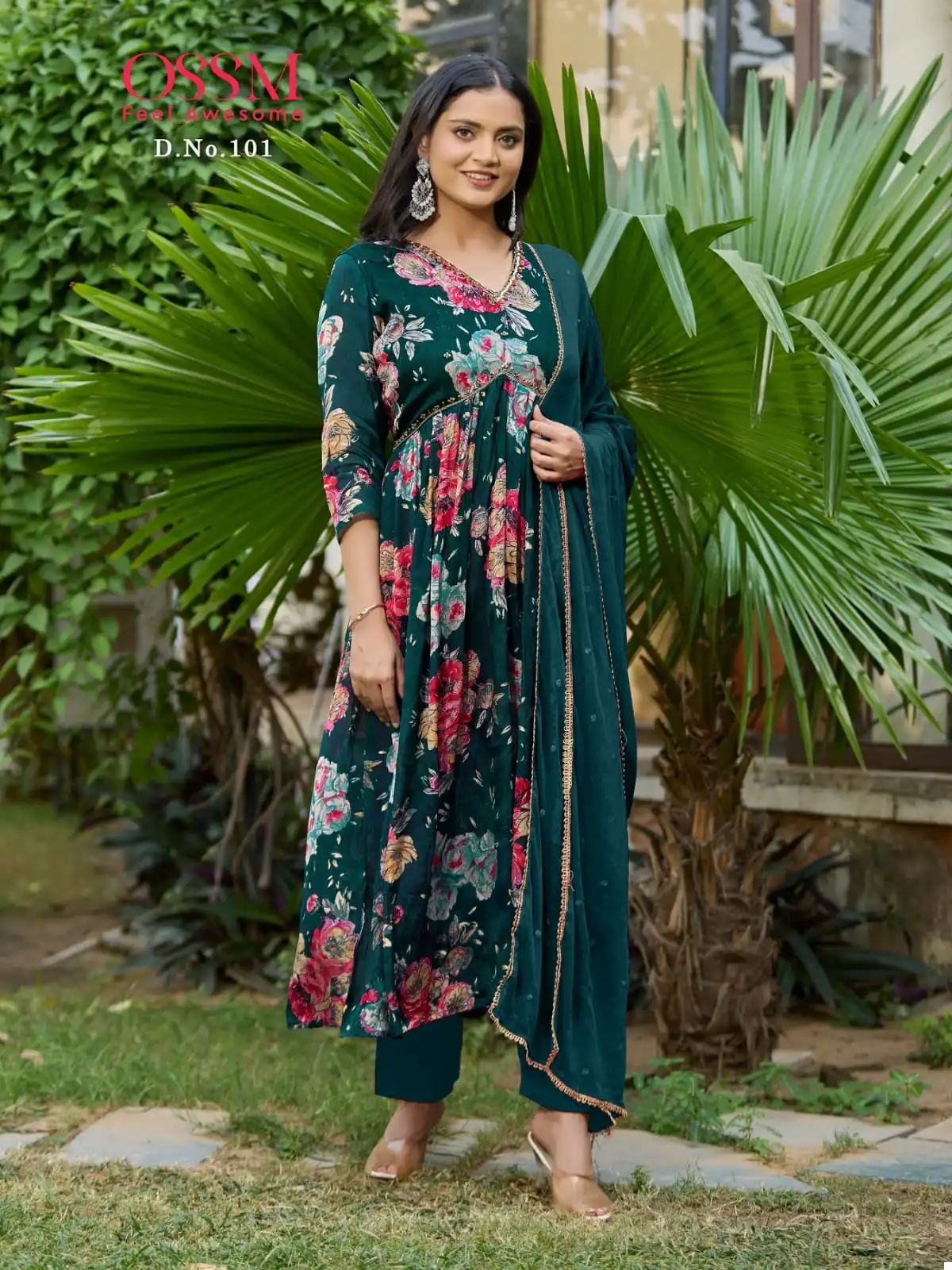 Ossm Nargis Premium Chinon Wholesale Readymade Salwar Suit Catalog — Wholesale Salwar Suits, MPA wholesale from Surat - Gallery Image 2