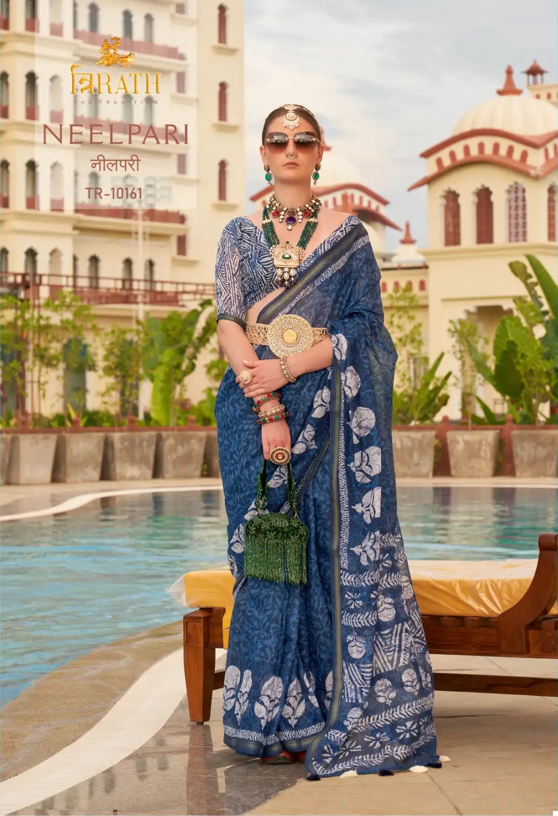Rewaa Neelpari Linen Cotton Wholesale Saree Catalog — Wholesale Sarees, MPA wholesale from Surat - Gallery Image 3