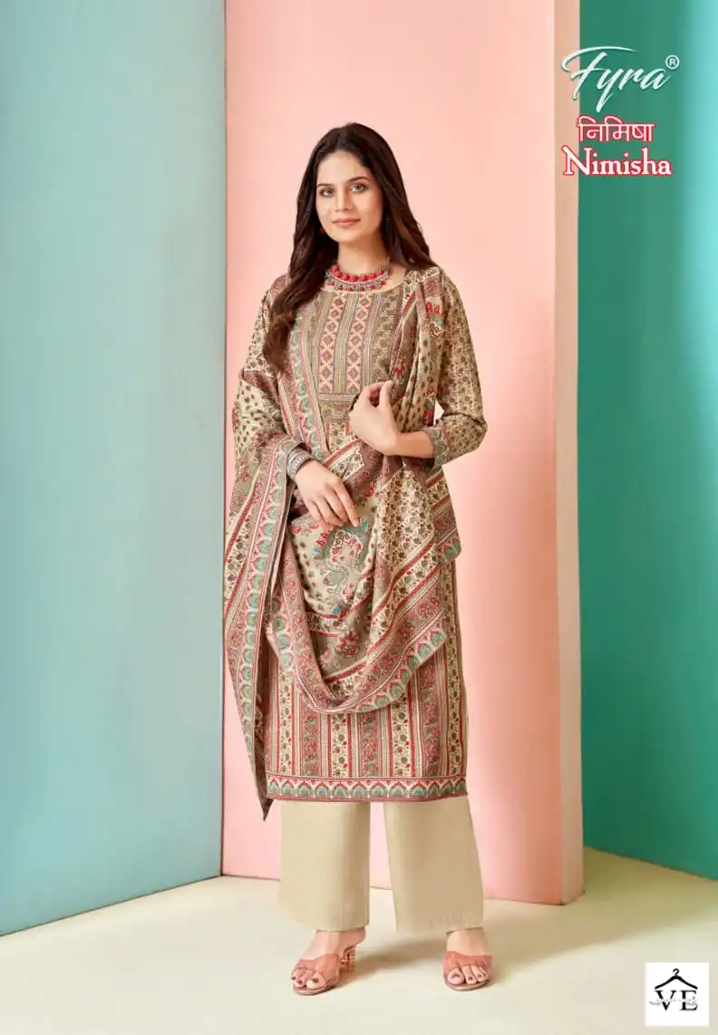Fyra Nimisha Pashmina Wholesale Swarovski Work Salwar Suit Catalog — Wholesale Salwar Suits, MPA wholesale from Surat - Gallery Image 5