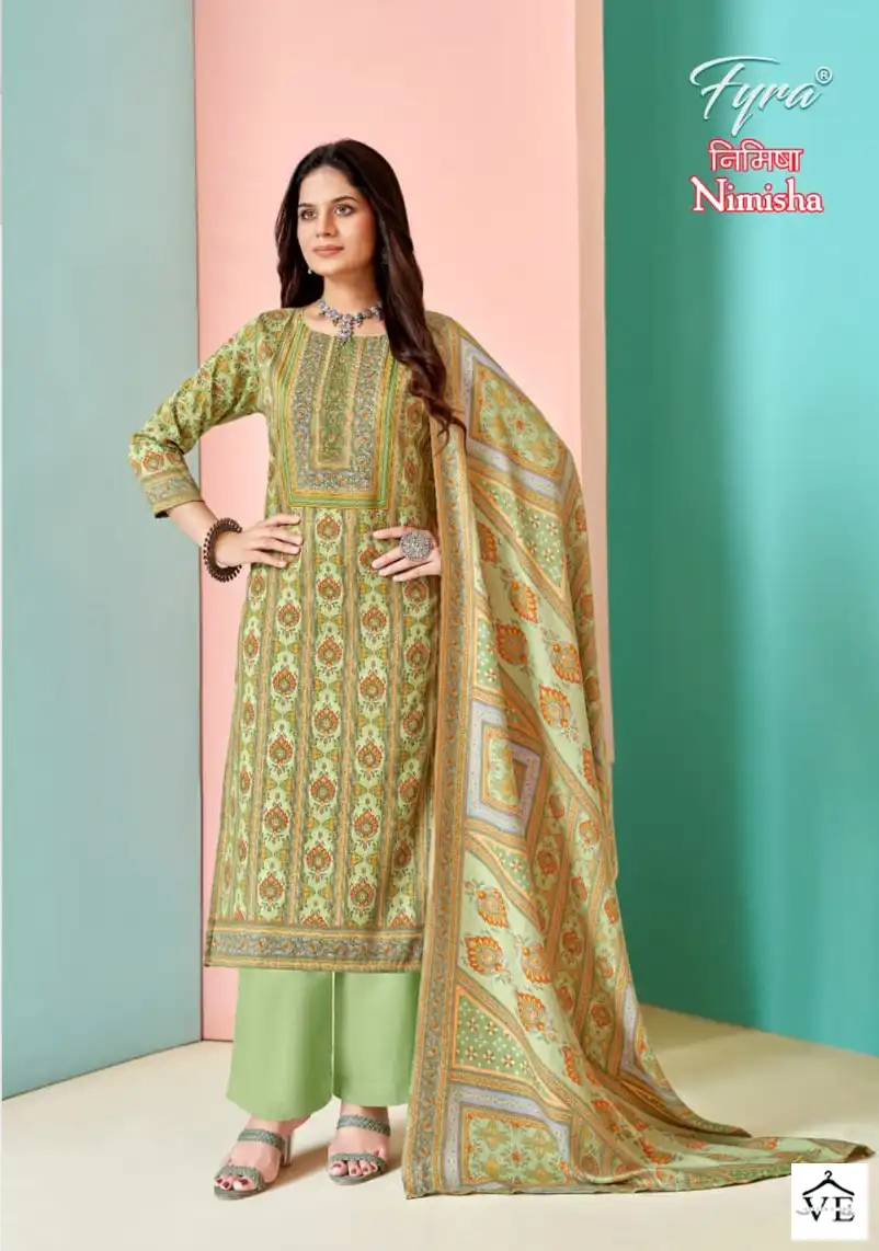 Fyra Nimisha Pashmina Wholesale Swarovski Work Salwar Suit Catalog — Wholesale Salwar Suits, MPA wholesale from Surat - Gallery Image 6