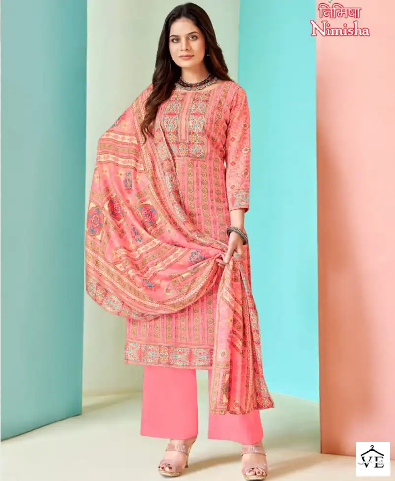 Fyra Nimisha Pashmina Wholesale Swarovski Work Salwar Suit Catalog — Wholesale Salwar Suits, MPA wholesale from Surat — view 1