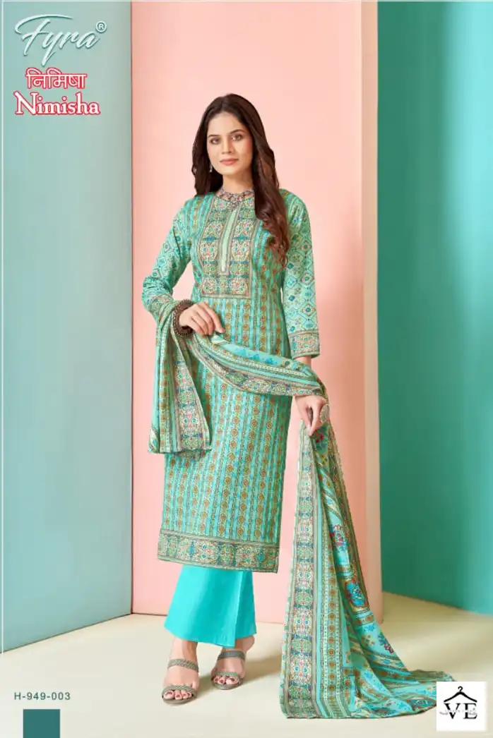 Fyra Nimisha Pashmina Wholesale Swarovski Work Salwar Suit Catalog — Wholesale Salwar Suits, MPA wholesale from Surat - Gallery Image 7