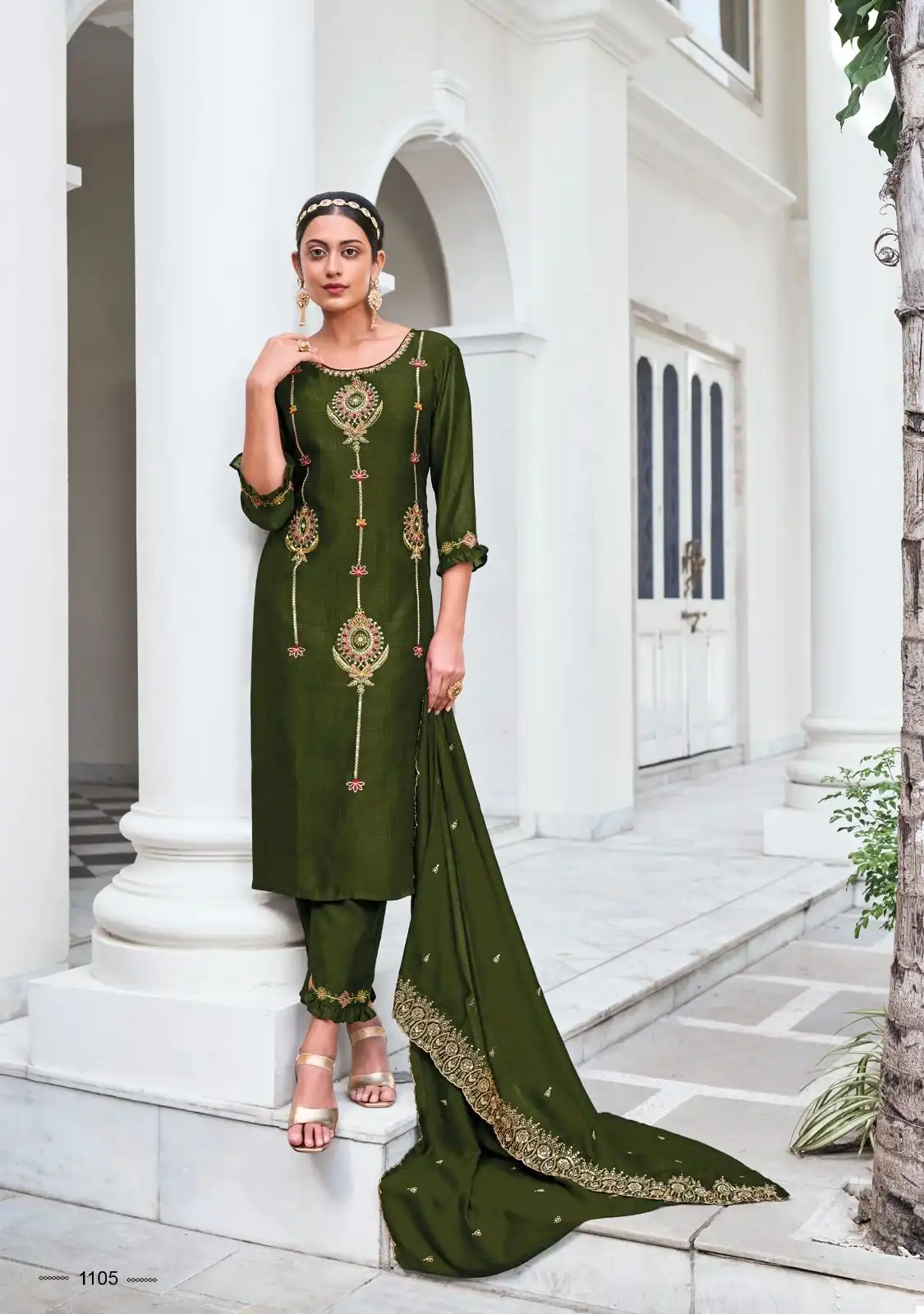 Lady Leela Noor Venice Silk Wholesale Readymade Suits Catalog — Wholesale Salwar Suits, Lady Leela wholesale from Surat - Gallery Image 5