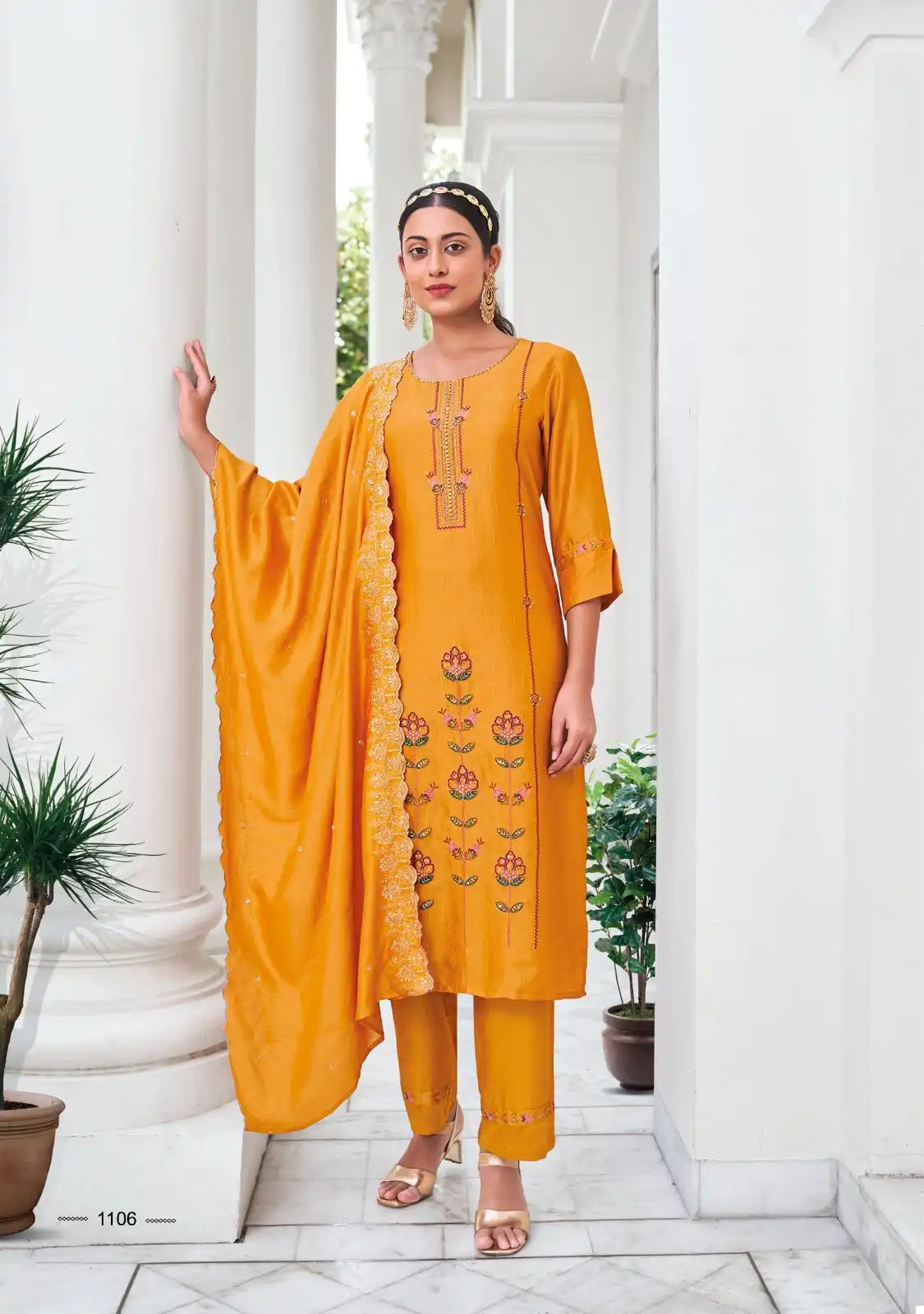 Lady Leela Noor Venice Silk Wholesale Readymade Suits Catalog — Wholesale Salwar Suits, Lady Leela wholesale from Surat - Gallery Image 6