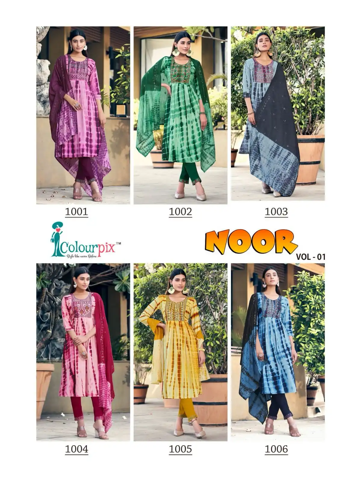 Colourpix Noor Vol 1 Heavy Fancy Viscose Wholesale Designer Readymade Salwar Suit Catalog — Wholesale Salwar Suits, MPA wholesale from Surat — view 6