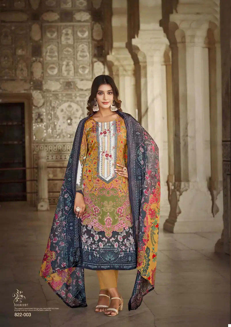 Belliza Nooriyat Crepe Wholesale Salwar Suit Catalog — Wholesale Salwar Suits, Belliza Designer wholesale from Surat — Photo 7