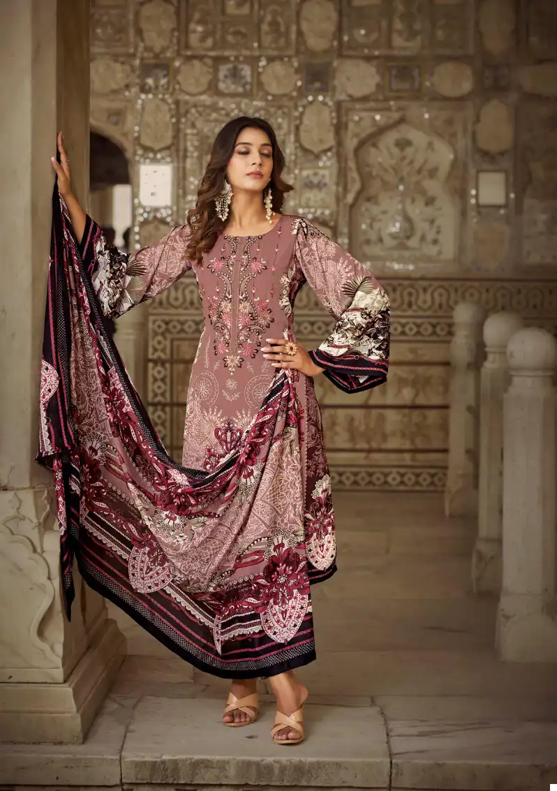 Belliza Nooriyat Crepe Wholesale Salwar Suit Catalog — Wholesale Salwar Suits, Belliza Designer wholesale from Surat — Photo 3