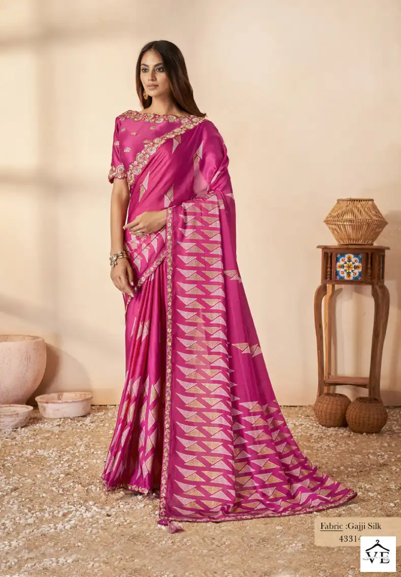 Mahotsav Swasti Gajji Silk Wholesale Designer Saree Catalog — Wholesale Sarees, MPA wholesale from Surat - Gallery Image 5