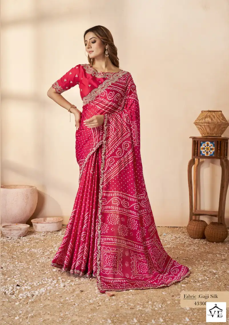 Mahotsav Swasti Gajji Silk Wholesale Designer Saree Catalog — Wholesale Sarees, MPA wholesale from Surat - Gallery Image 8