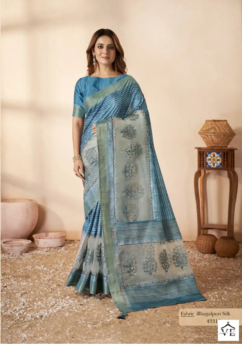 Mahotsav Swasti Gajji Silk Wholesale Designer Saree Catalog — Wholesale Sarees, MPA wholesale from Surat - Gallery Image 3