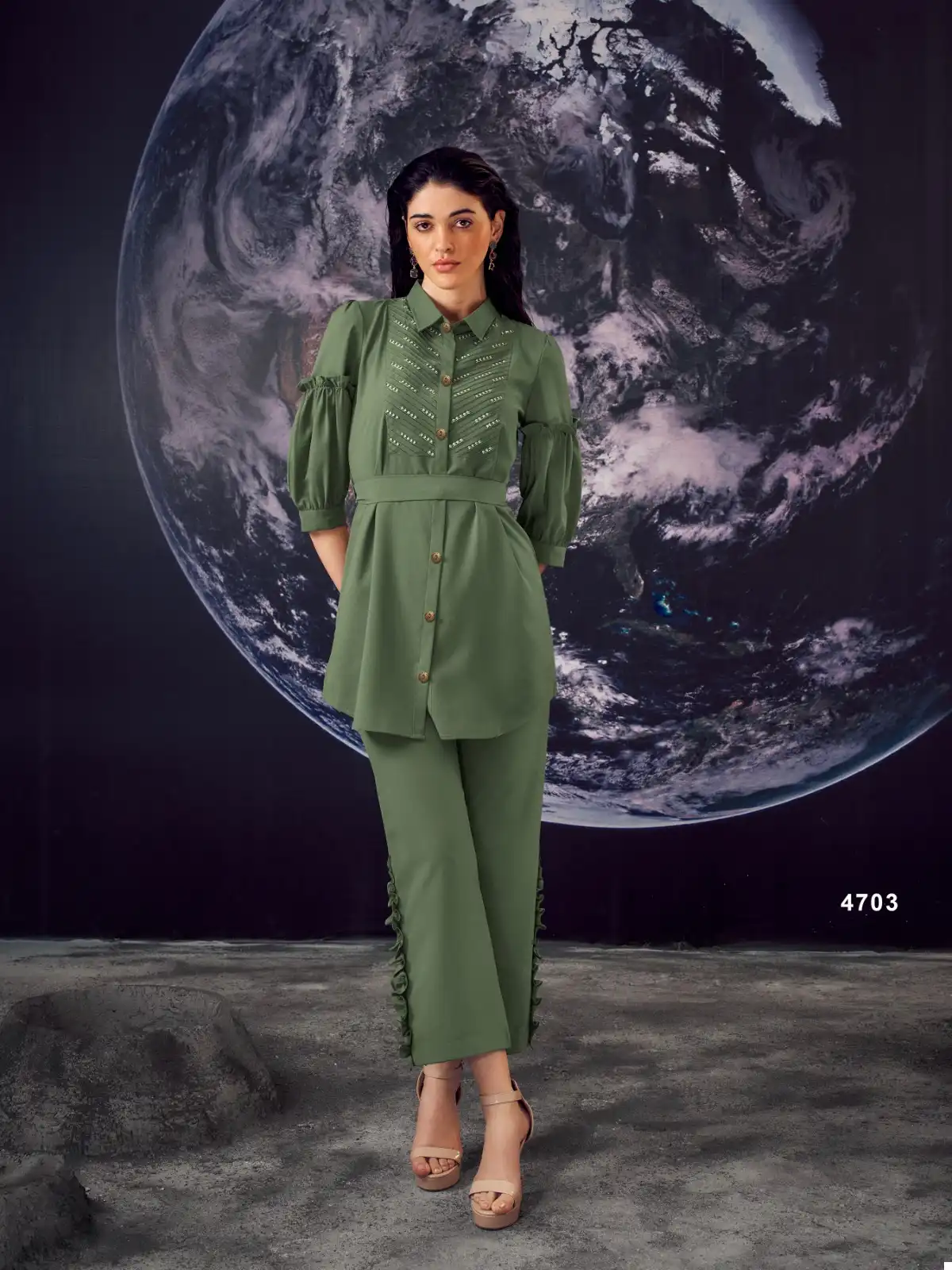 Nu Vol 47 Imported Wholesale Co-Ord Sets Catalog — Wholesale Kurtis, MPA wholesale from Surat — view 4