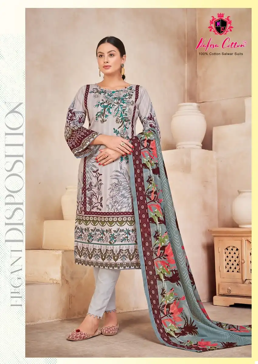Nafisa Mahera Soft Cotton Wholesale Karachi Suit Catalog - 6 Pcs Set — Wholesale Salwar Suits, MPA wholesale from Surat - Gallery Image 6