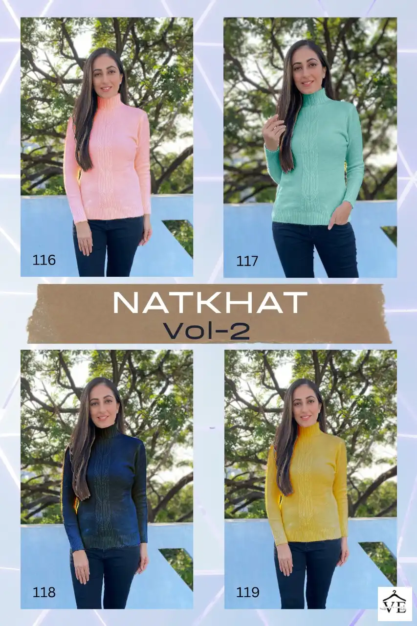 Fabzoo Natkhat Vol 2 Premium Rabbit Wool Wholesale Designer Kurtis Catalog — Wholesale Kurtis, MPA wholesale from Surat — view 5
