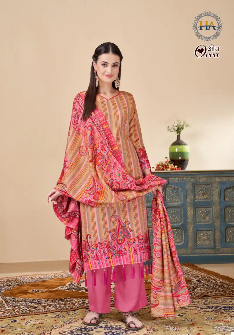 Harshit Maria B Embroidered Velvet Edition 23 Vol 2 Pashmina Wholesale Fancy Works Winter Wear Salwar Suit Catalog — Wholesale Salwar Suits, MPA wholesale from Surat - Gallery Image 2