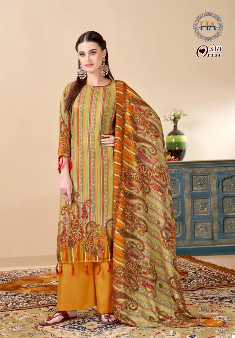 Harshit Maria B Embroidered Velvet Edition 23 Vol 2 Pashmina Wholesale Fancy Works Winter Wear Salwar Suit Catalog — Wholesale Salwar Suits, MPA wholesale from Surat - Gallery Image 3