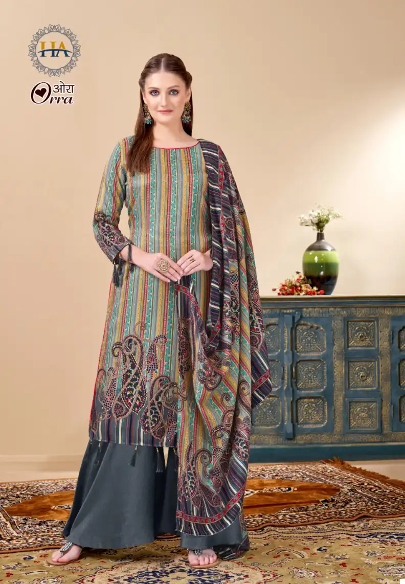 Harshit Maria B Embroidered Velvet Edition 23 Vol 2 Pashmina Wholesale Fancy Works Winter Wear Salwar Suit Catalog — Wholesale Salwar Suits, MPA wholesale from Surat - Gallery Image 5