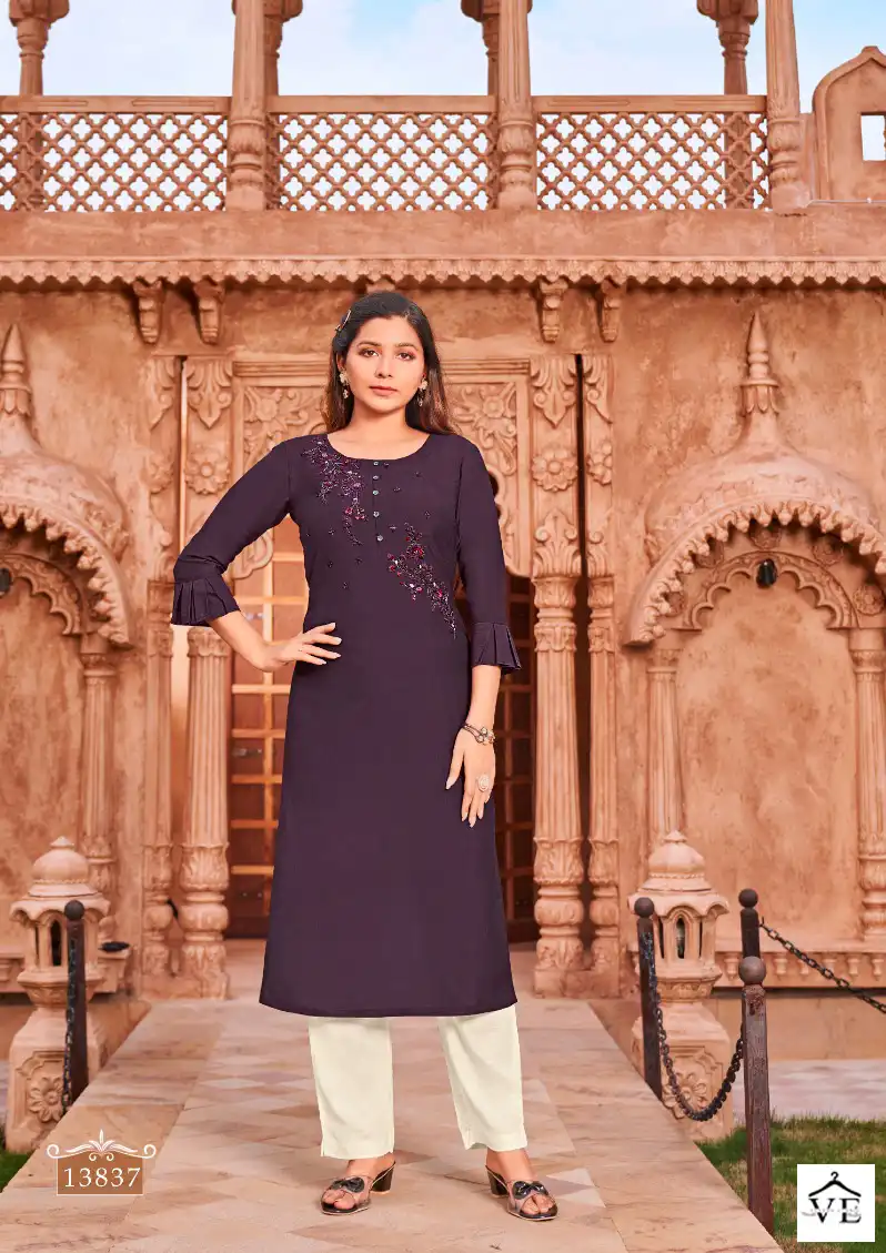 Kalaroop Octavia Vol 14 Heavy Parampara Silk Wholesale Designer Kurtis Catalog — Wholesale Kurtis, MPA wholesale from Surat - Gallery Image 5