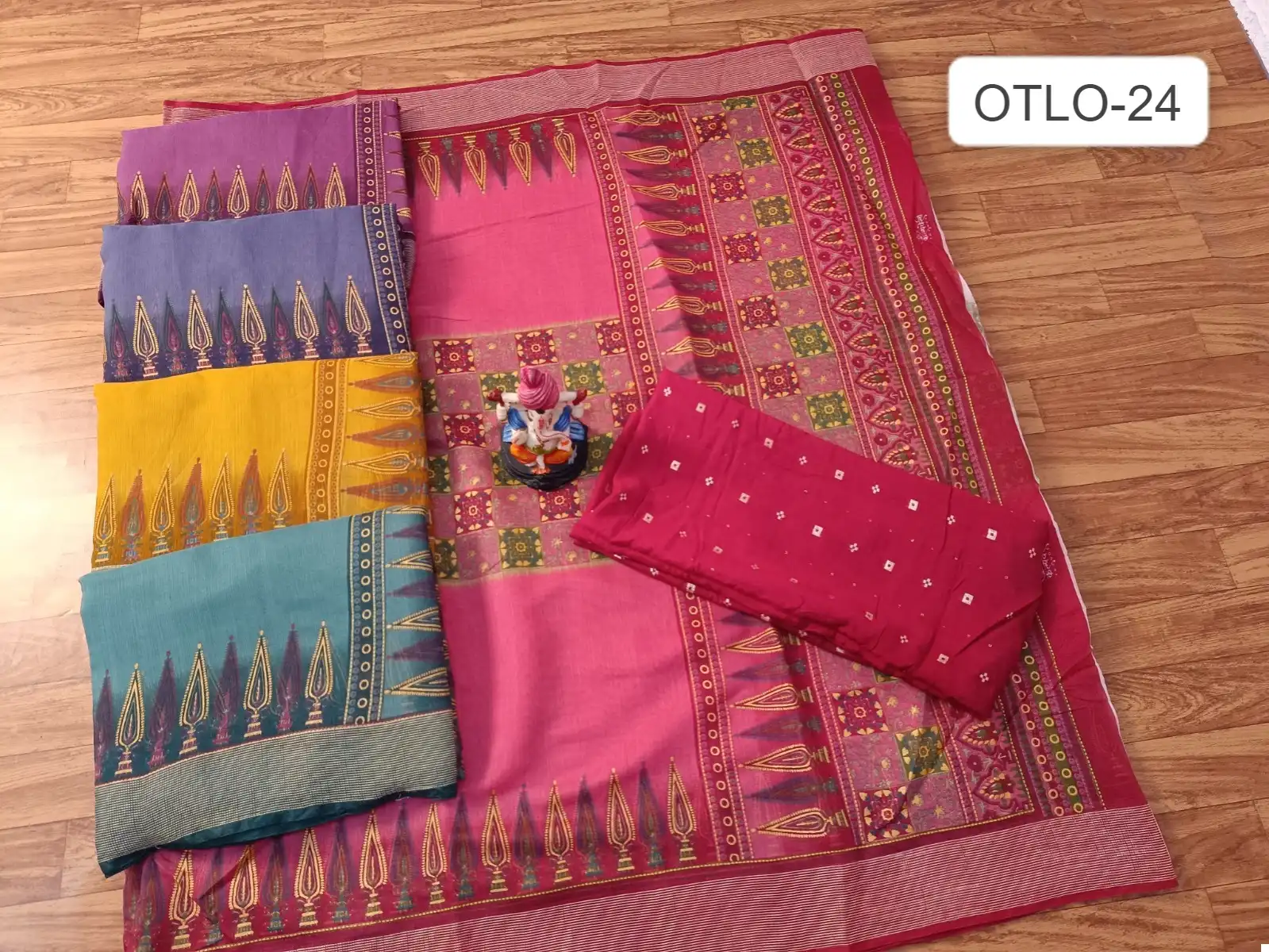 Vardan Ethnic Otlo 24 Spun Cotton Wholesale Sarees Catalog — Wholesale Sarees, MPA wholesale from Surat — view 6