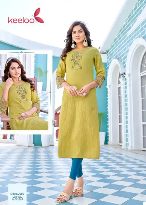 Keeloo Pagalee Vol 2 Fancy Viscose Silk Wholesale Designer Kurtis Catalog — Wholesale Kurtis, MPA wholesale from Surat - Gallery Image 3